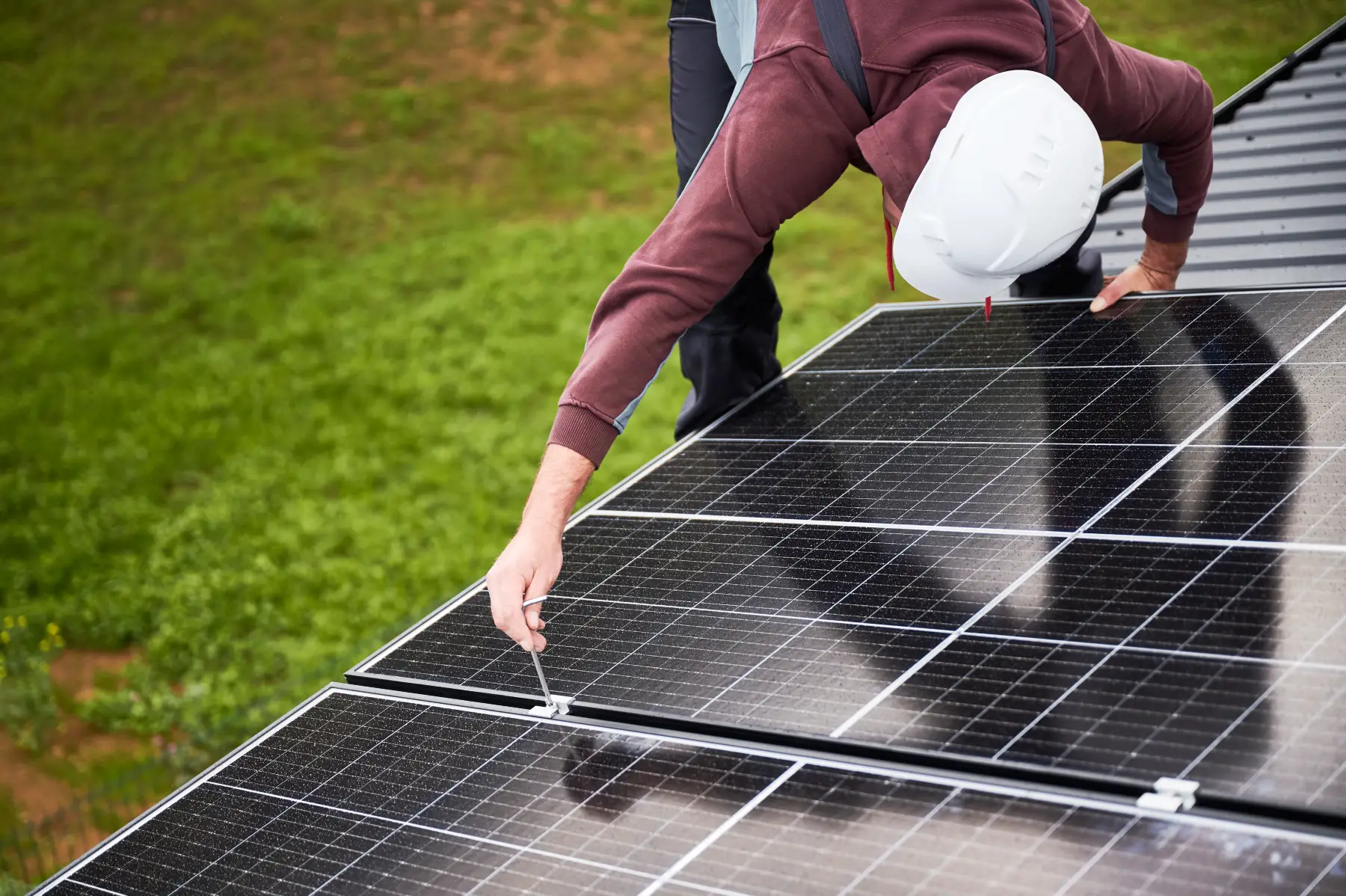 Solar panel installation by Boylan Electric